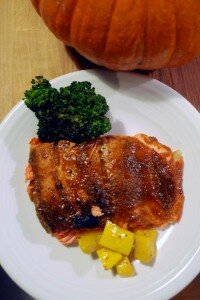 pumpkin salmon Salmon Filet with Pumpkin Glaze